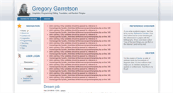 Desktop Screenshot of garretson.info